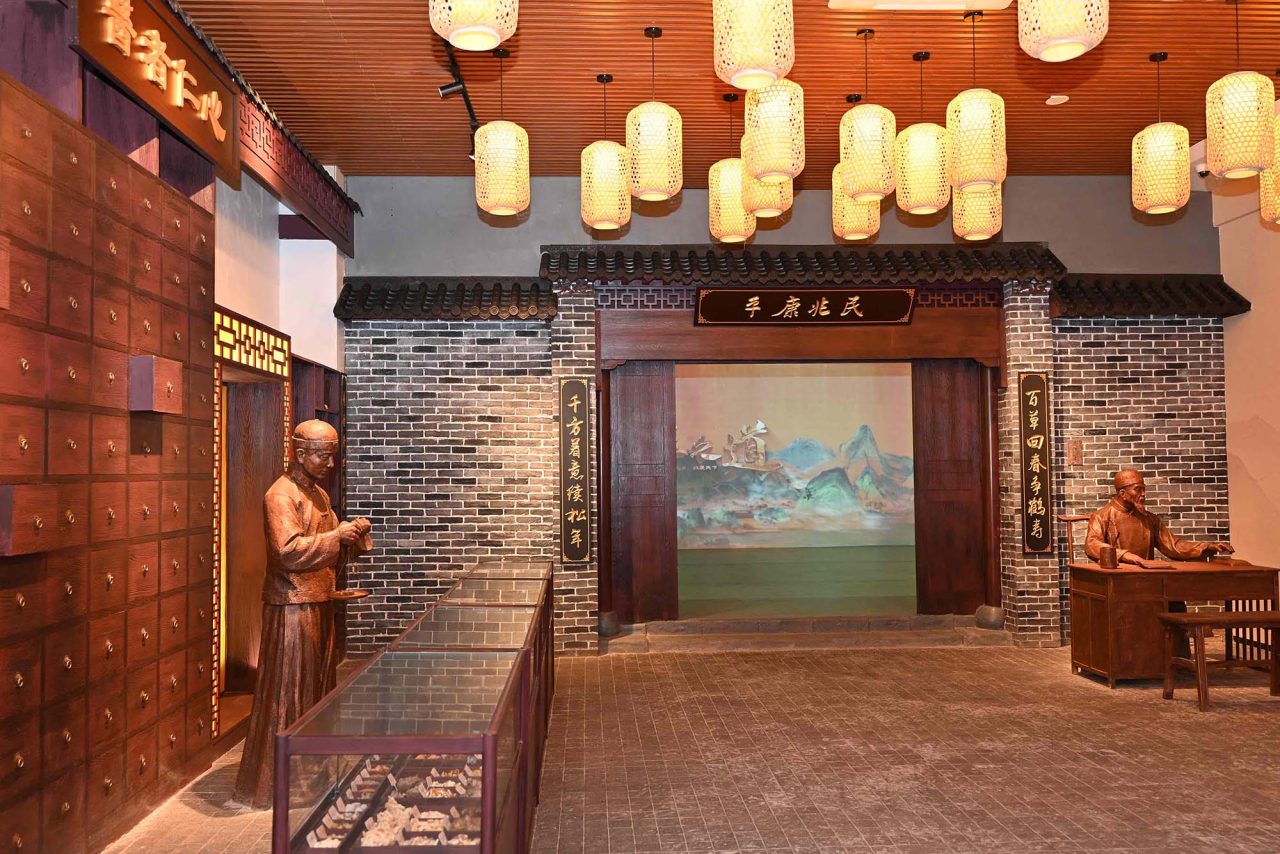 回复古药房场景